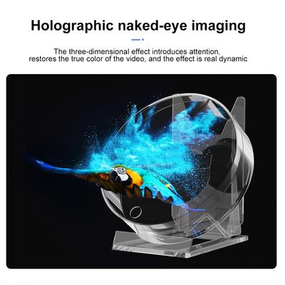 3D Hologramový ventilátor Mini 3D Holografický projektor Reklamní displej Světlo HD Holografický projektor pro Obchody Bary Párty Vánoce