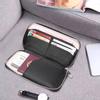 Tragbare Business-Geldbörse mit mehreren Fächern RFID Reisepass-Kartenaufbewahrungstasche Organizer für Reisegebrauch