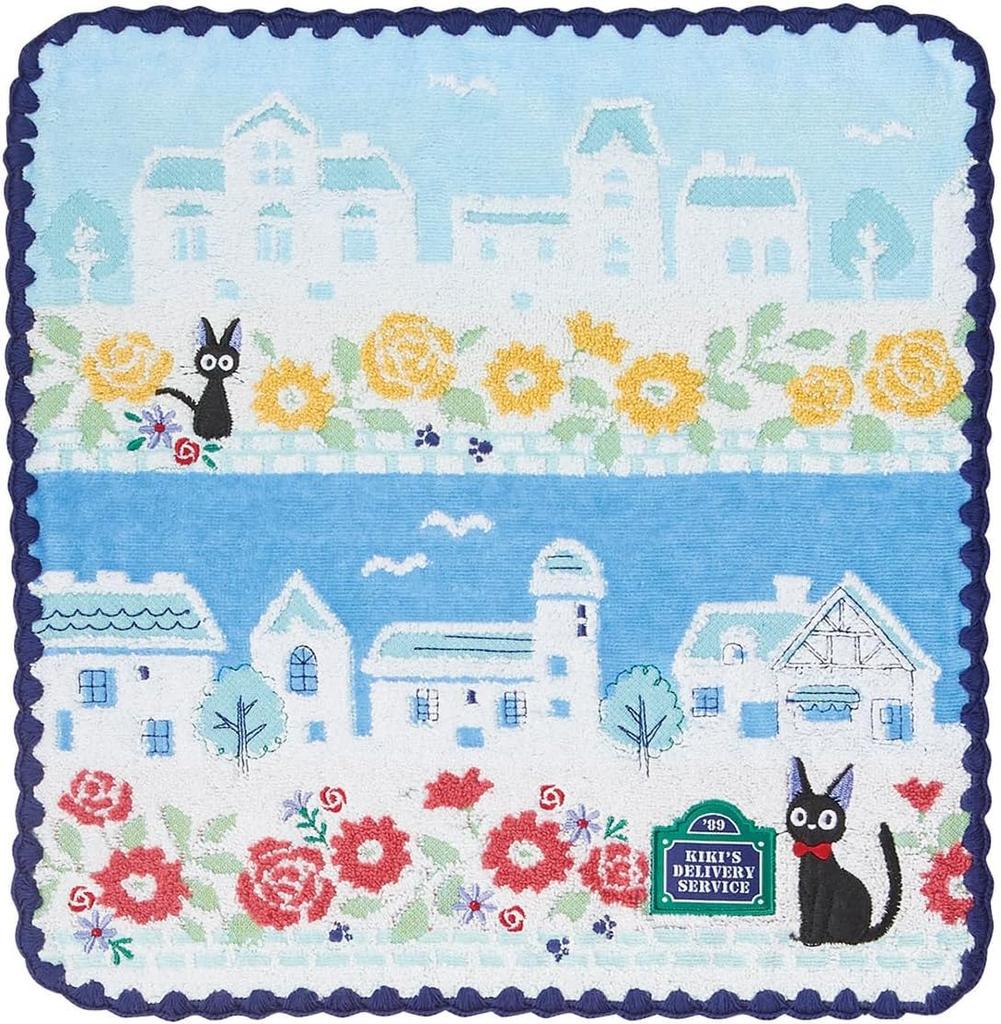 Marushin Ghibli Hand Delivery Character Blue Sky 1005045800 Towel, Kiki's Service, 100% Cotton, Goods, Gift, Birthday, Mother's Day, Koriko,