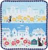 Marushin Ghibli Hand Delivery Character Blue Sky 1005045800 Towel, Kiki's Service, 100% Cotton, Goods, Gift, Birthday, Mother's Day, Koriko,