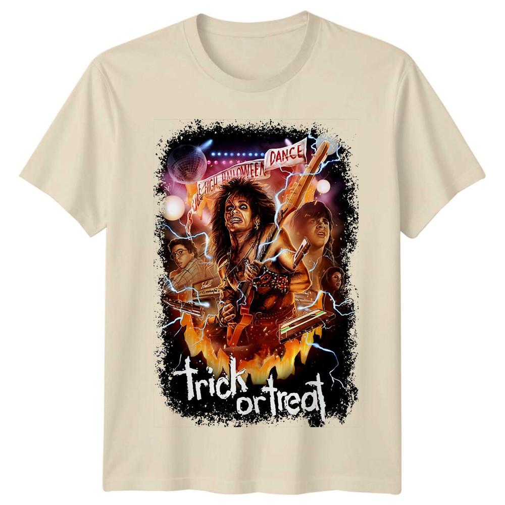 Trick or Treat 1986 Movie Poster Inspired TShirt Retro Tee Unisex