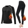 Women's Fleece Thermal Quick-Dry Ski Base Layer Set