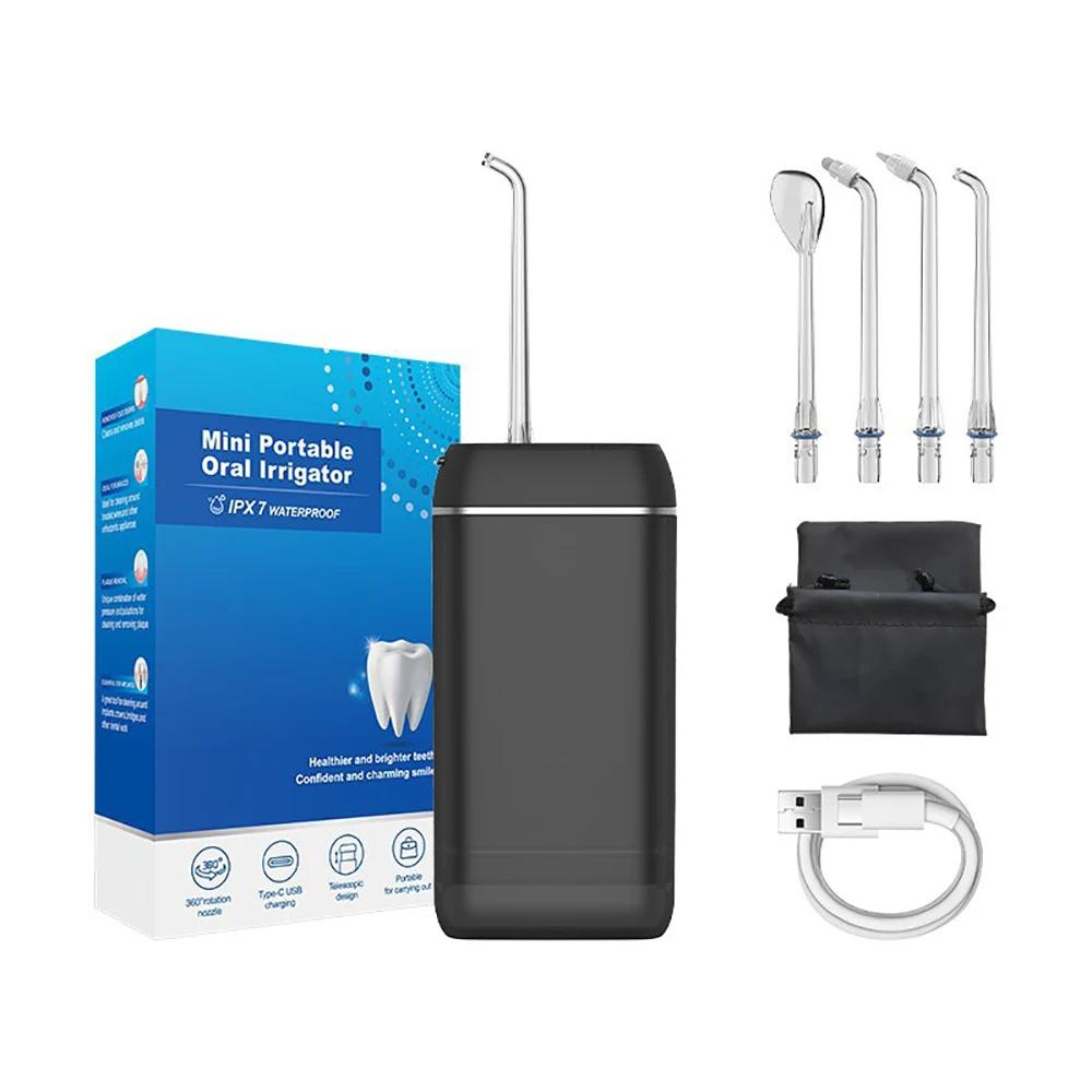 NEW Electric Oral Irrigator Mini Portable Water Flosser 200ML 3Mode Dental Teeth Pick Whitening Cleaner Waterpulse Tooth Cleaner