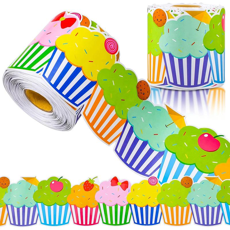 10 Colors 60 Feet Self Adhesive Border Classroom Decors Border Trim Sticker Flowers Trim Border Bulletin Board Border Trim