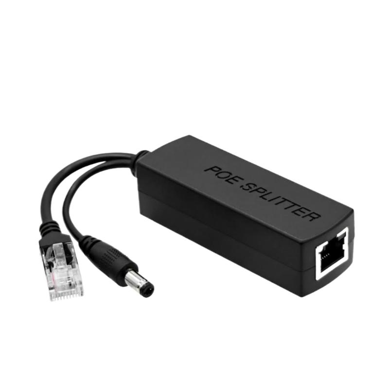 1Pc POE Splitter Adapter 48V To 12V IEEE 802.3af Output Power Over Ethernet Splitter Adapter Security System DIY Accessories