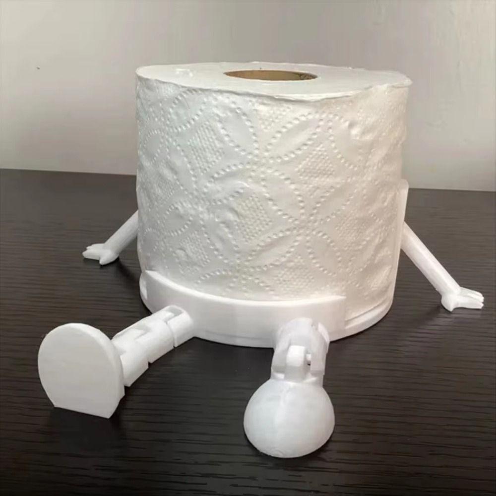 Simple Toilet Paper Holder Reusable Towel Roll Rack Tissue Towel Roll Dispenser Home Decoration