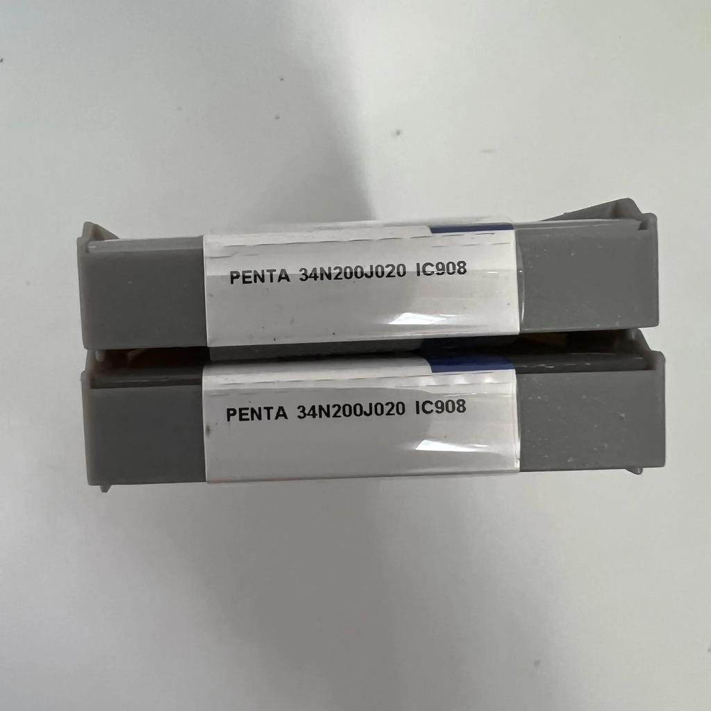Original / PENTA 34N200J020 IC908 /Original Genuine Carbide CNC Blade 4 Pieces