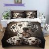 Dalmatian Pattern Bedding Home Decoration Birthday Gift (1 * duvet cover + 2 * pillowcase, without core)