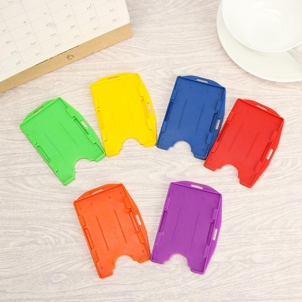 

School ID Business Case Protector Cover Work Card Holders ID Card Pouch Card Sleeve Name Card красный