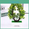 Artificial Heartshaped Chrysanthemum Plant With Plastic Materials For Home Office Decor