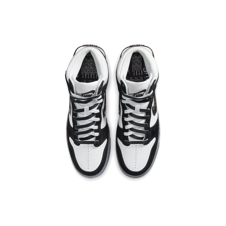 Slam Jam X Nike Dunk High Black Unisex Sneakers White Clear DA1639-101