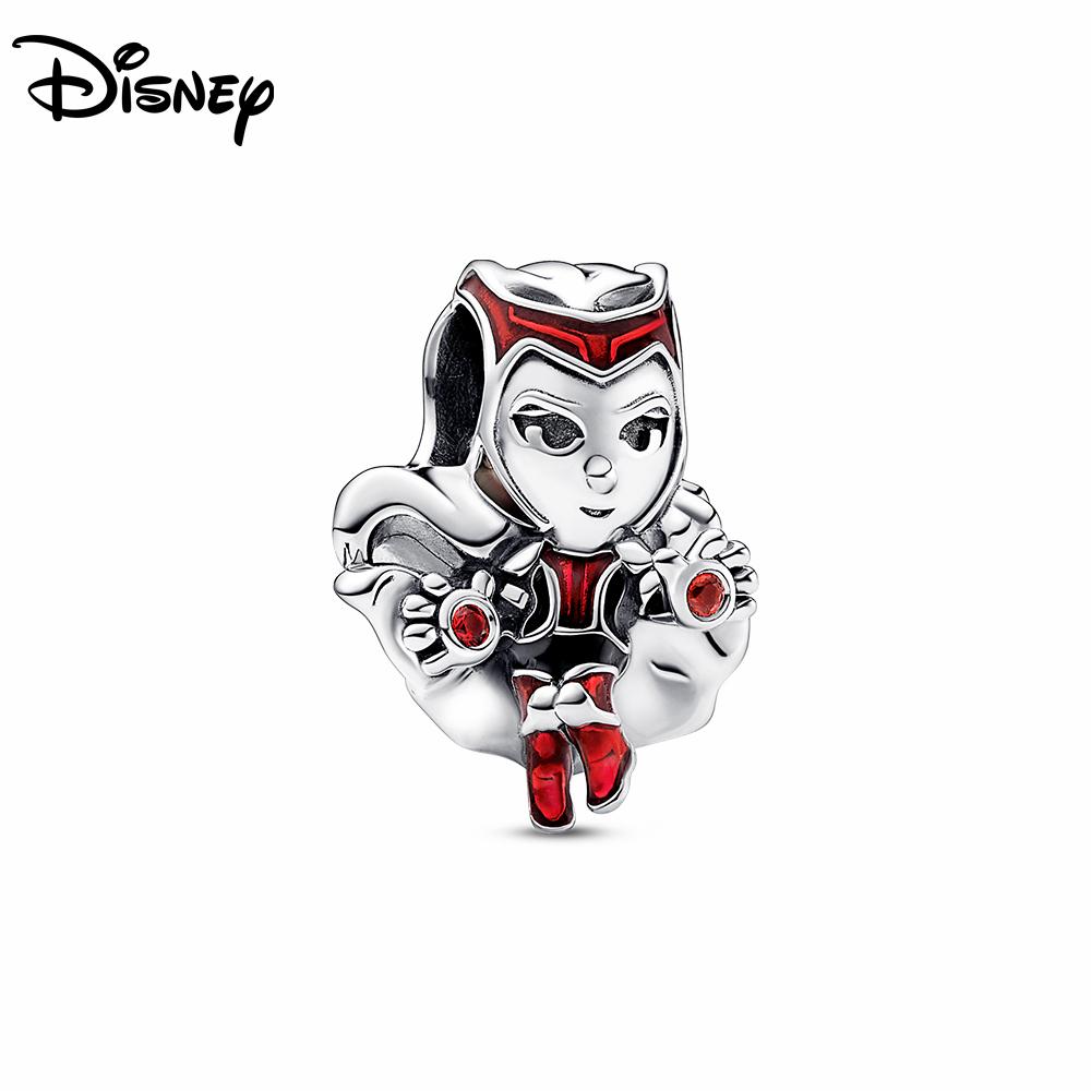 Disney 925 Silver Red Spider Ratatouille Charms Bead Earrings Bracelet Fit Original Bracelets DIY Birthday Jewelry Gift