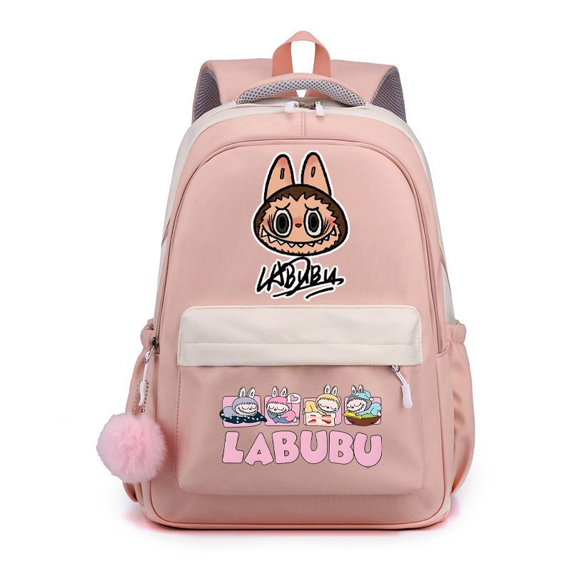 Cute Cartoon Printed Backpack Student Kid Schoolbag Women Large Capacity Waterproof Bookbag Kid Birthday Gift Travel Bag