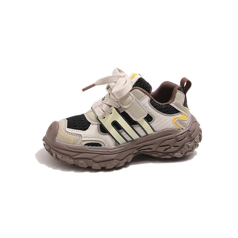 Children's sports shoes 2025 autumn new boys and girls non-slip fashion trend dad shoes student breathable casual shoes