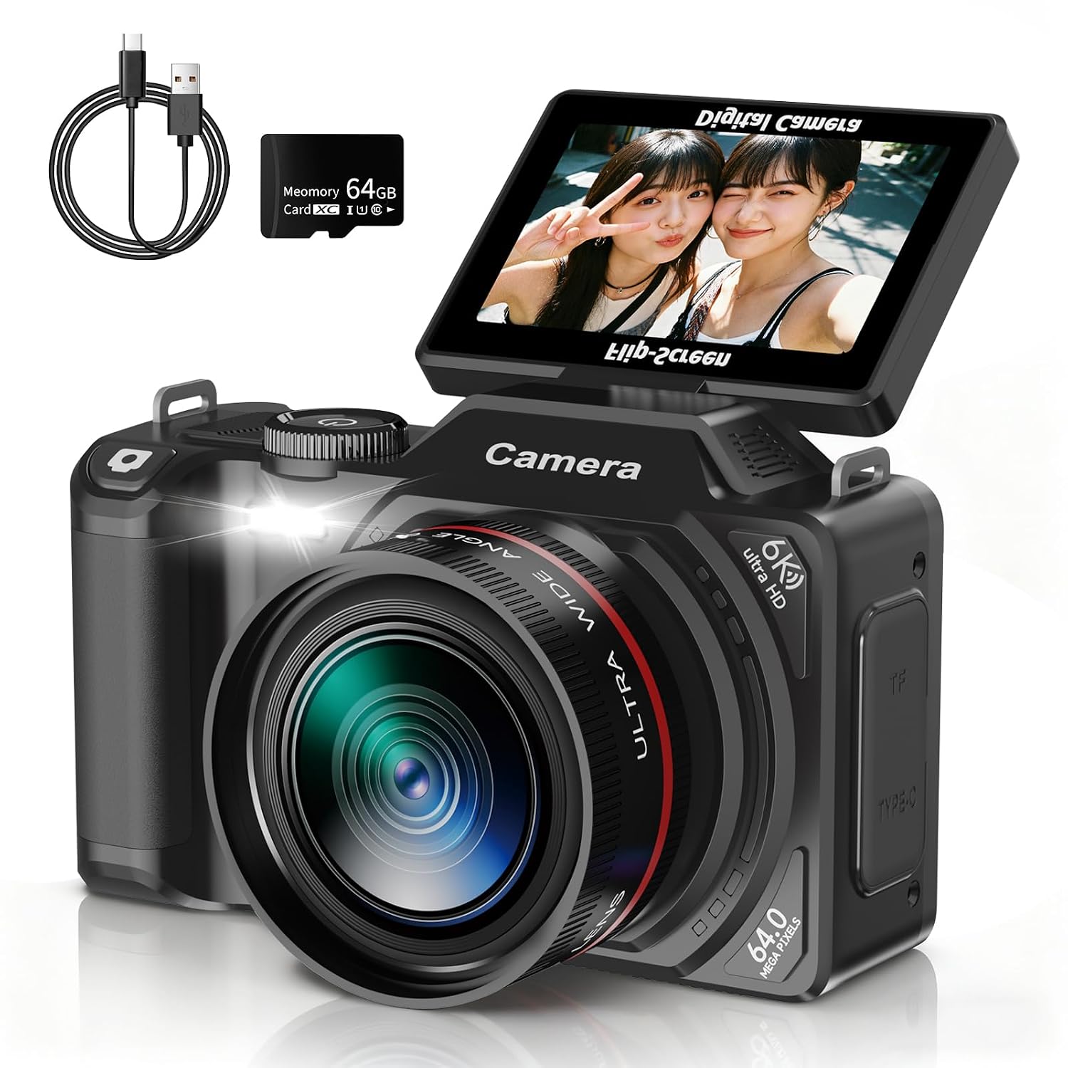 Digital camera 6K 96 million pixels