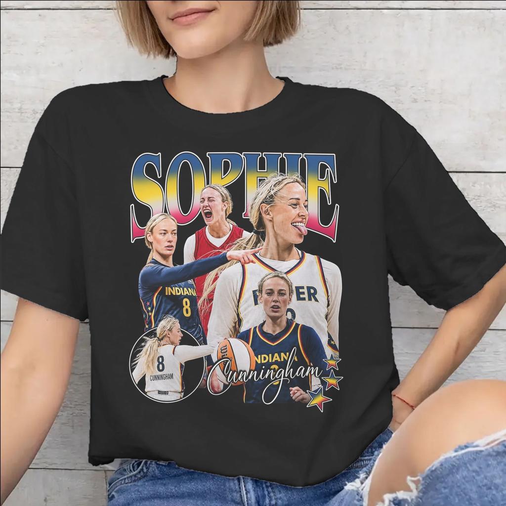 Unisexs WoUnisexs Sophie Cunningham Point T Shirt Cotton Graphic Printing Tee Shirts Clothing Outfits