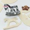 2026 Stainless Steel Horse Cookie Cutter Mould Rocking Horse Shapes Biscuit Cutter for Fondant Pastry Decor Baking Tools