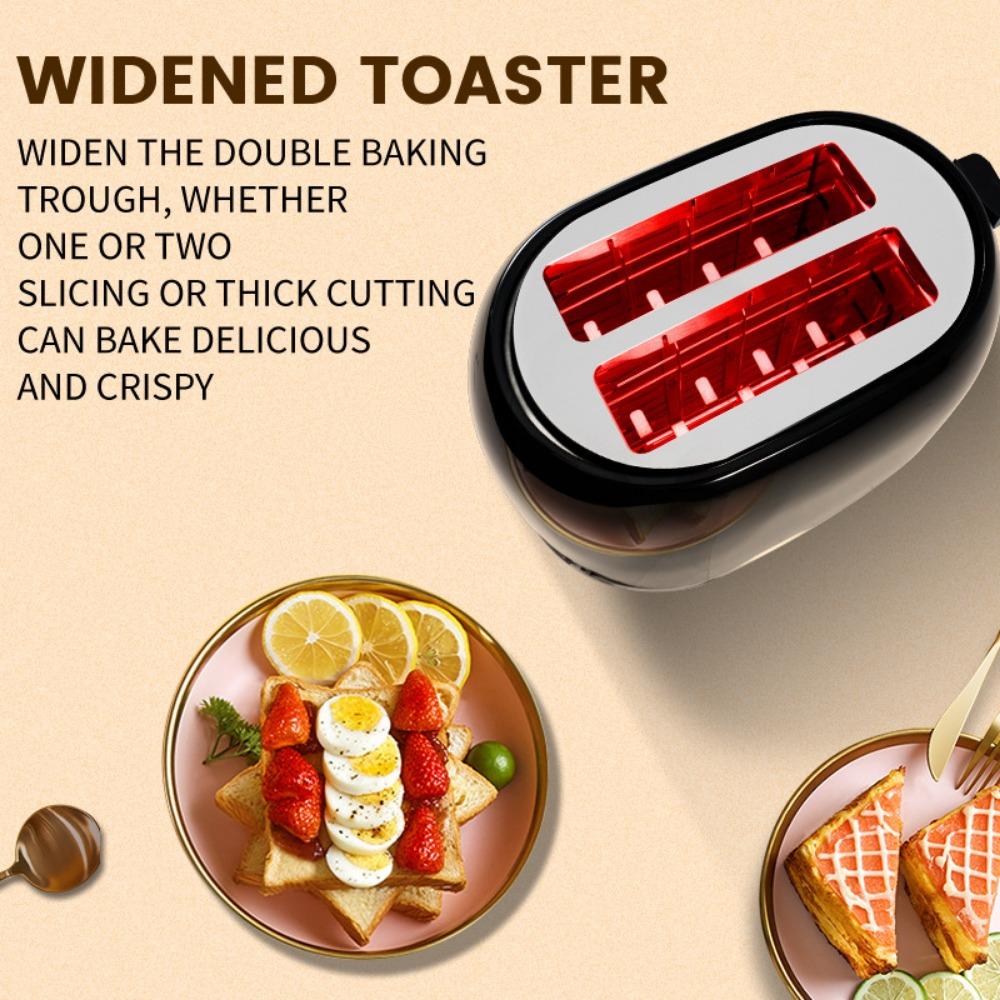 Household Bread Machine Toaster Bread Machine Breakfast Machine Black Automatic Export Toaster