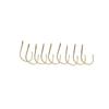 100Pcs 1 Box Sharp 10 Sizes Carbon Steel Fishook Durable Head Fish Bait Fishing Hooks