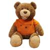 1pc 35/50/70cm Lovely Sweater Teddy Bear Plush Toys Soft Stuffed Animal Open Mouth Brown Smilling Bears Doll for Girl Xmas Gifts