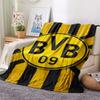 1pc Dortmund Print Flannel Blanket, High quality Comfortable for All Seasons, Home Decor, Warmth and Comfort, Perfect for Christmas Gifts29