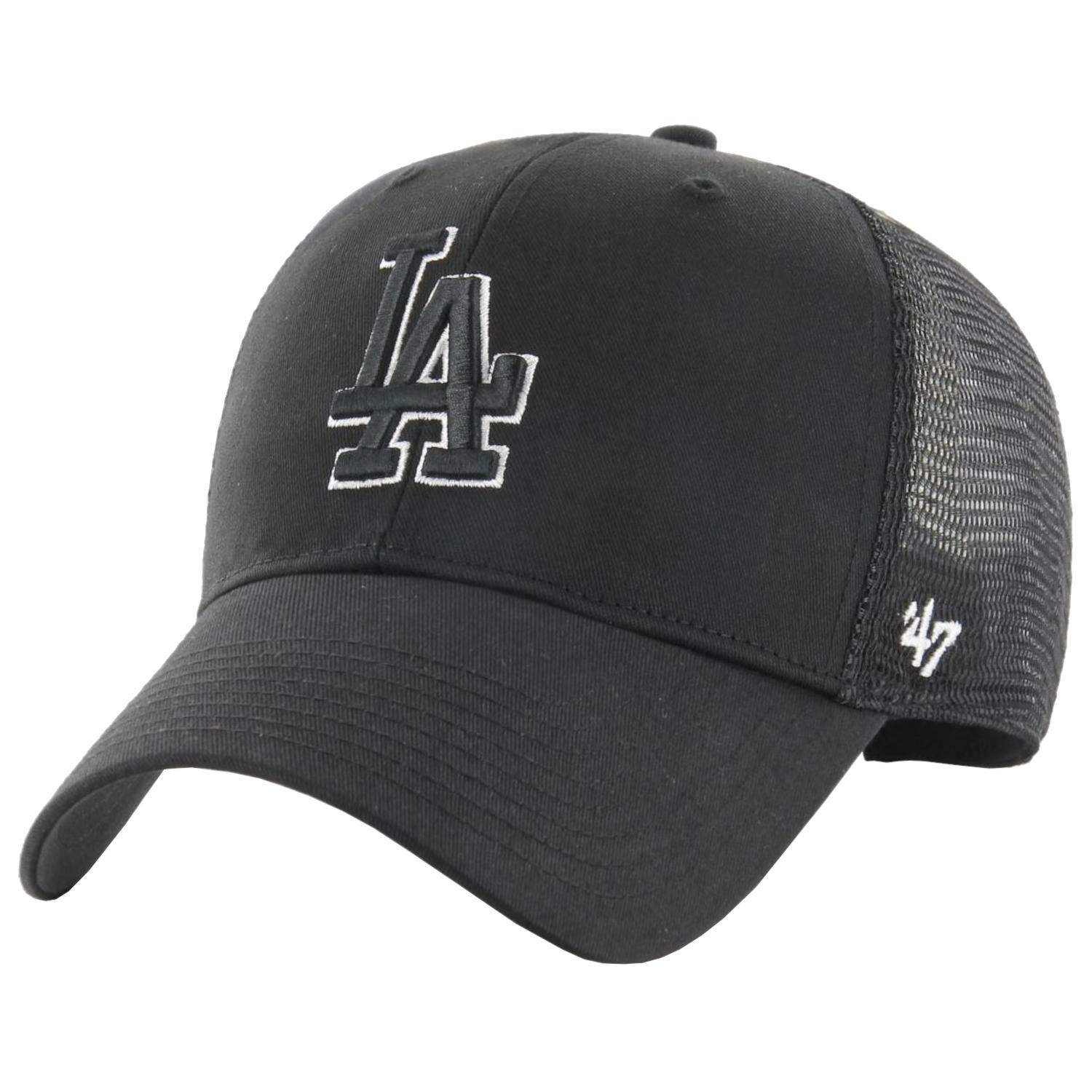 47 BRAND Cappellino MLB LA Dodgers, berretto nero da uomo One size nero