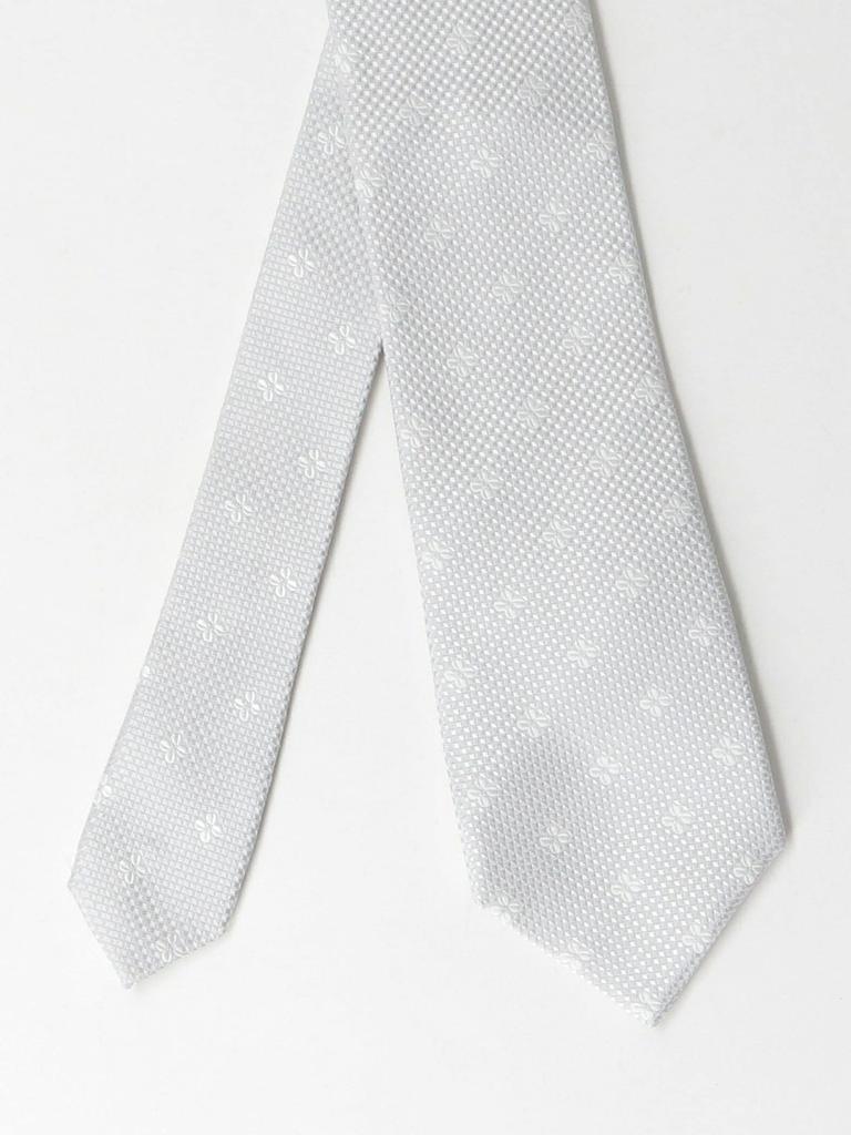 United Arrows Green Label Relaxing GLR Seide Formal 8.0cm Komon Krawatte, 31346994765 0700 SILBER(07) KOSTENLOS