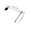 High Clamping Force Drum Rims Clamp | SpaceSaving Lowspacesaving Design, with Support