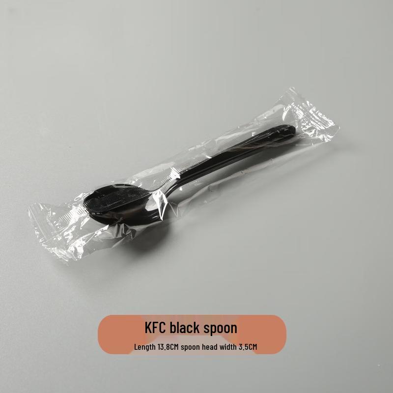 

Одноразовые черные пластиковые ложки