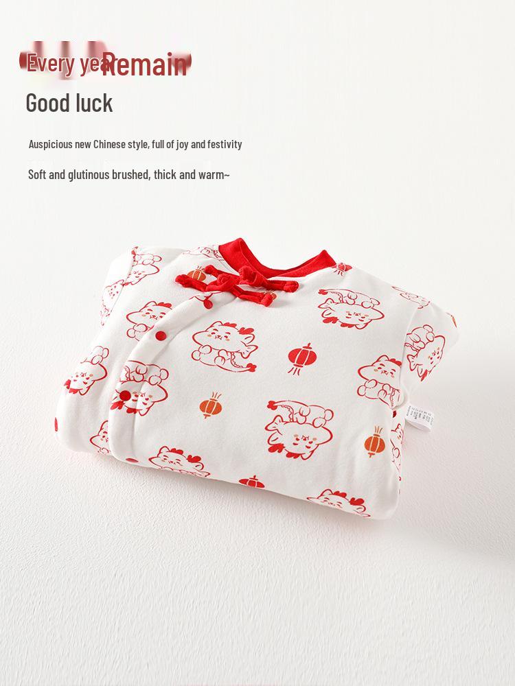 Newborn Winter Jumpsuit - Padded and Warm for Chinese New Year, Boys and Girls, Full Moon 100 Days