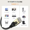 MOGOOD Cat8-Ethernet-Kabel, 3 m, 40 Gbps, 2000 Mhz, RJ45, LAN, Gigabit-Netzwerk, FTP, Fast-Ethernet-Kabel, kompatibel mit POE, WLAN-Extender, Router, Modem, Patch