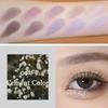10-Color Smoky Eye Shadow Palette Long-Lasting Matte & Shimmery Finish Black Brown Coral Pink Earth Tones for Face Contouring and Everyday Makeup Look