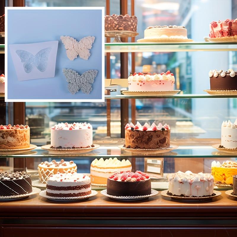 1PC Multifunctional Silicone Mold for Aromatherapy, Plaster, Candles and Chocolate - Rose and Butterfly Patterns