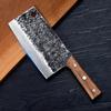 Forged Kitchen Cleaver Chopping Bone Slicing Meat Sharp Chinese Butcher Knife Vegetable Fish Cooking Cutting Tools