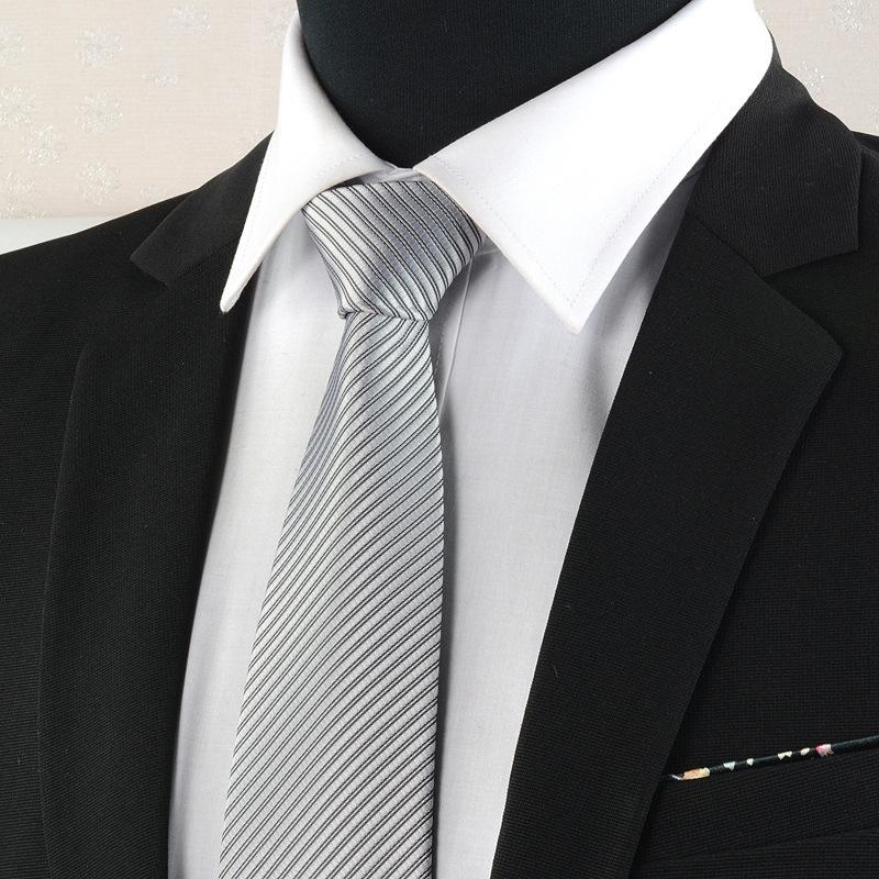 8Cm Classic Striped Neck Ties Stripe Necktie For Business Wedding Tie Casual Suits Tie Accessories Gift