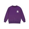 MLB Like Series Loose Fit Graffiti Long Sleeve Sweatshirt Unisex sweatshirt Blue Purple 31MT08011-50V