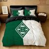 Borussia Mönchengladbach Pattern Bedding Quilt Set  Home Decoration  Gift (1 * duvet cover + 2 * pillowcase  without core)