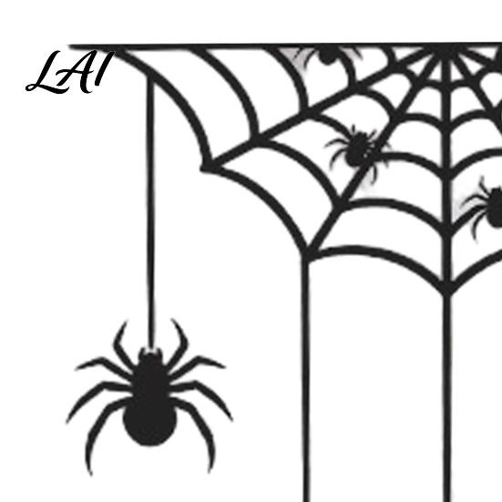Upside Down Spider Switch Decal Halloween Web Light Sticker Decal Removable Creepy Wall Ornament Decals PVC Waterproof Art for Home Bedroom Living