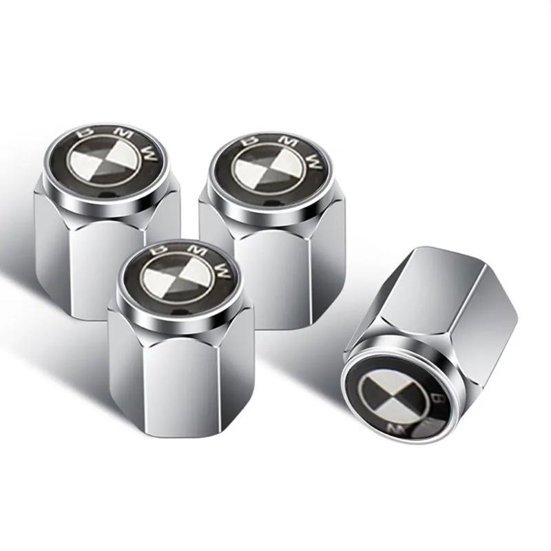 4 Pcs Wheels Rims Stem Air Tires Truck Bicycle Car Cover Tire Valve Caps Dust Caps for BMW M E60 E46 E90 F30 F10 G30 G20 F48 G22