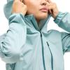 HOKA ONE ONE Hooded Zip-Up Long Sleeve Jacket Women jackets Blue 1156100-DZY