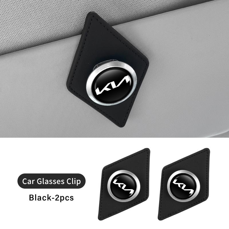 AEG1 For KIA Car Eyeglass Clip Card Ticket Holder Sun Glasses Storage Clip Accessories Rio K5 K2 Sportage Ceed Sorento Picanto