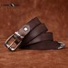 Personality All-match Retro Concave Leather Belt Women's First Layer Cowhide Casual Pin Buckle Belt