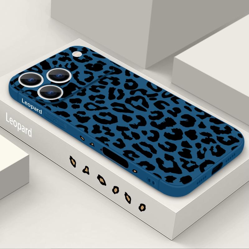 Golden Leopard Print Lanyard Case For iPhone 17 Pro Max Funda iPhone 16 15 14 13 Pro Max 11 16E 17E Soft Silicone Cover