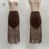 Spring New Women's Clothing Sexy Lace Splicing Medium and Long Skirt, Hip Wrap Skirt