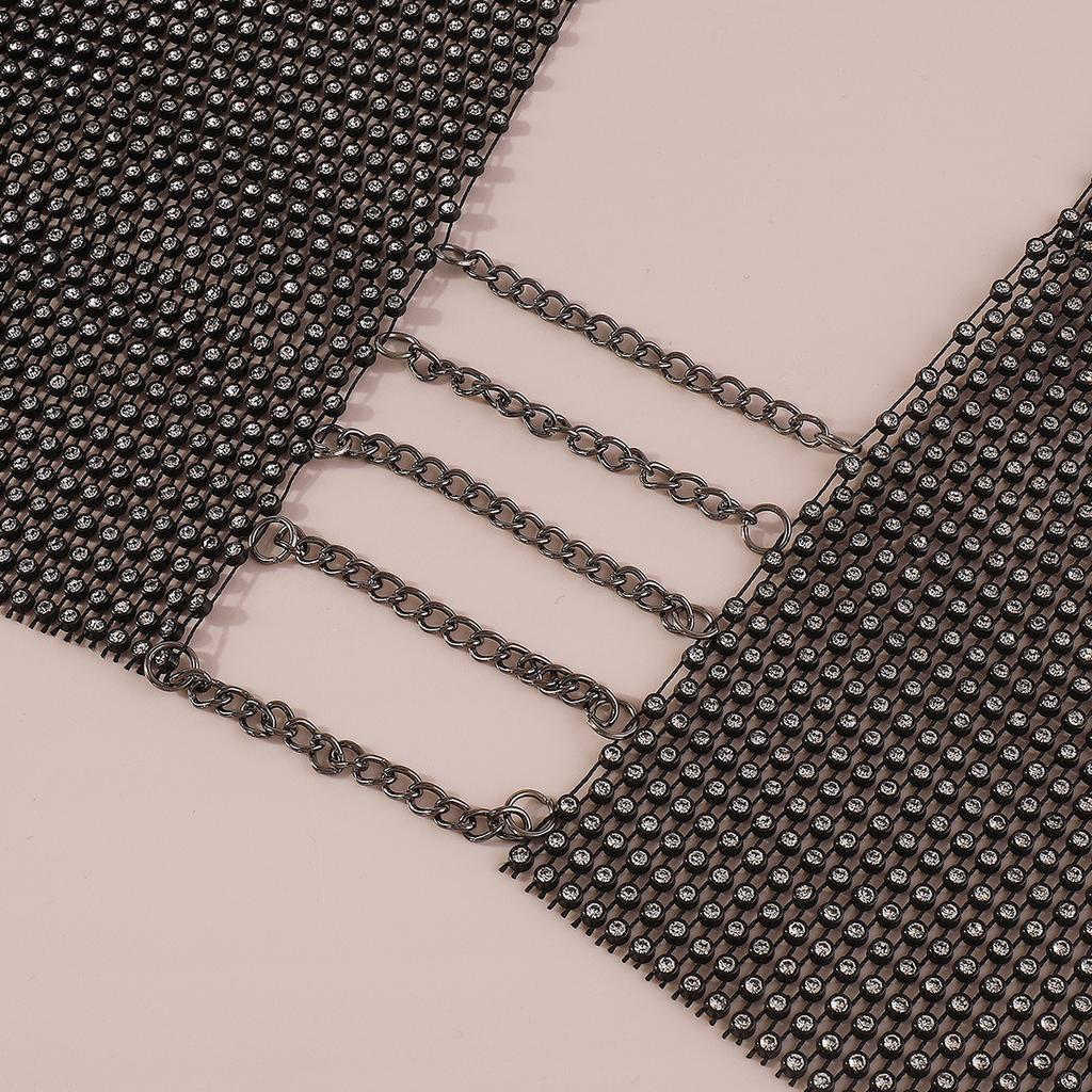 Temperament Backless Full Diamond Sling Body Chain Sexy Hollow Fashion Nightclub Hot Girl Chest Ornament