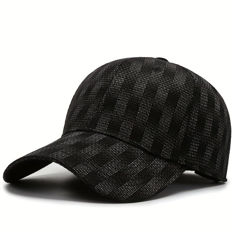 1pc Unisex Sunshade Breathable Fully Sealed Baseball Cap With Curved Brim For Outdoor Sport