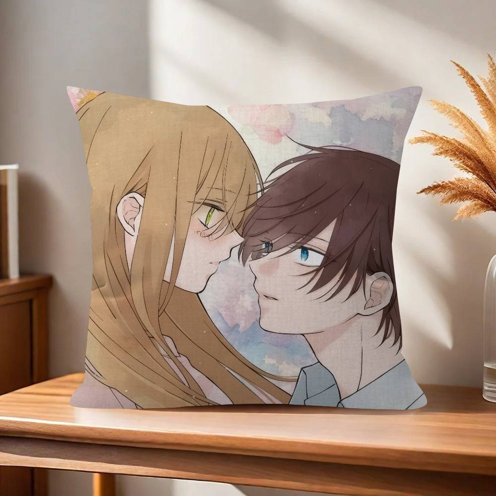 Anime My Love Story With Yamadakun At Lv Personalized Picture Text Home Decorative Pillows Household Gifts Xcm