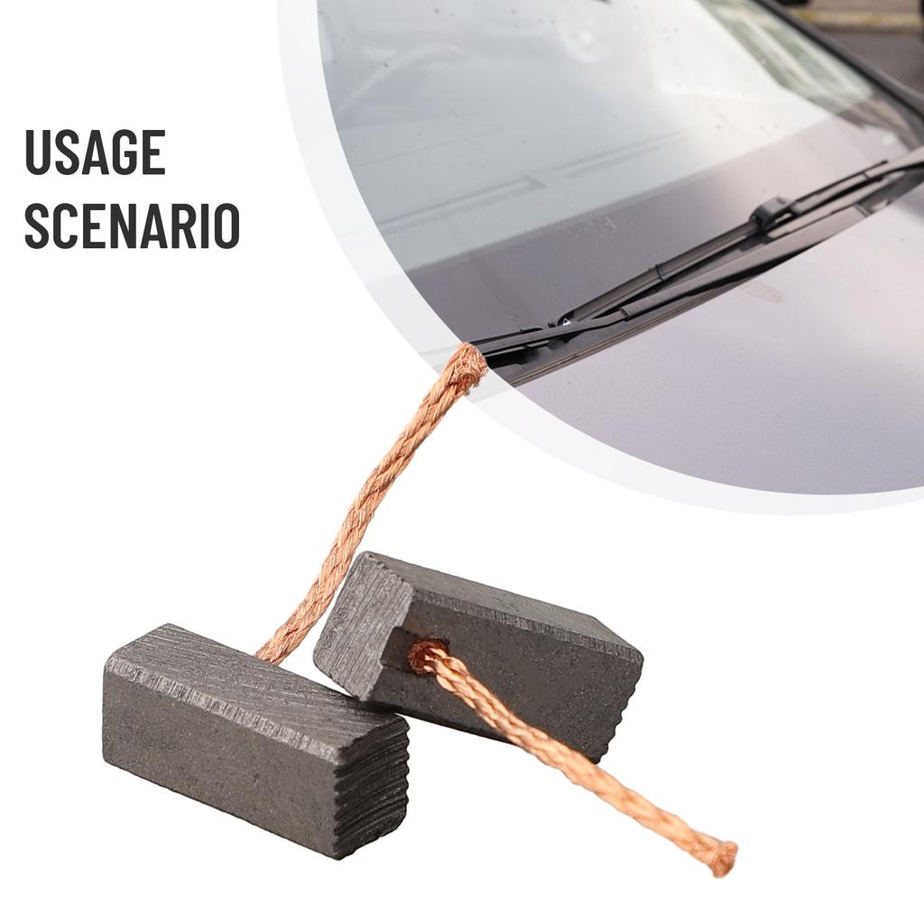 Tools Carbon Brush Mechanical Strength Replacement Reversing Properties 1 Pair Alternatives For General Motors
