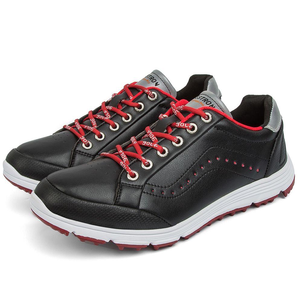Nieuw Luxe Merk Heren Golf Trainingsschoenen Antislip Golfschoenen Voor Mannen Goede Kwaliteit Comfortabele Sportschoenen Grote Maten 46 47 48 46 zwart