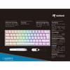 Clavier Mécanique Gaming - RANKED - N60 Nova - Hot Swap - RGB - AZERTY Français - Blanc